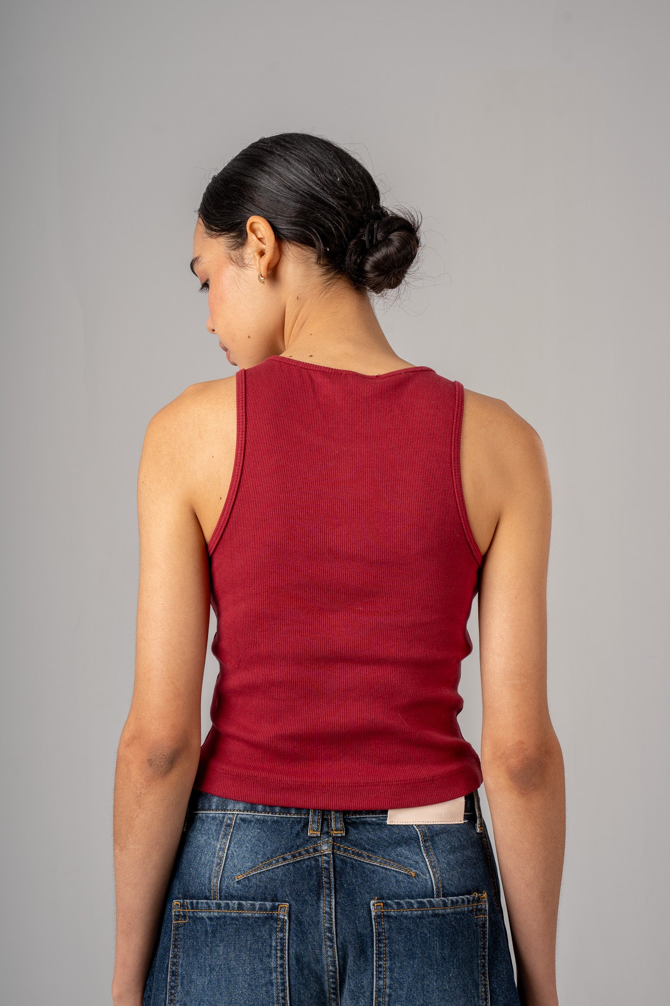 Burgundy Basic Tank Top